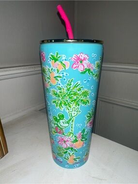 Disney Parks x Lilly Pulitzer Tumbler Cup Reusable Cup Castle
